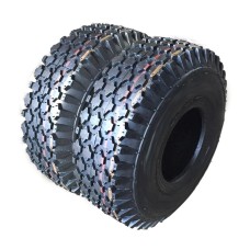 [US Warehouse] 2 PCS 4.10/3.50-4 2PR P605 Turf Lawn Mower Replacement Tires